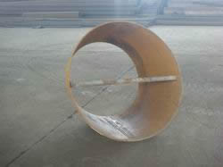 Large size eccentric reducer