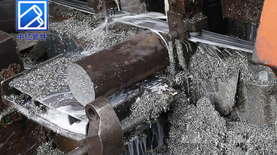 Steel material cutting