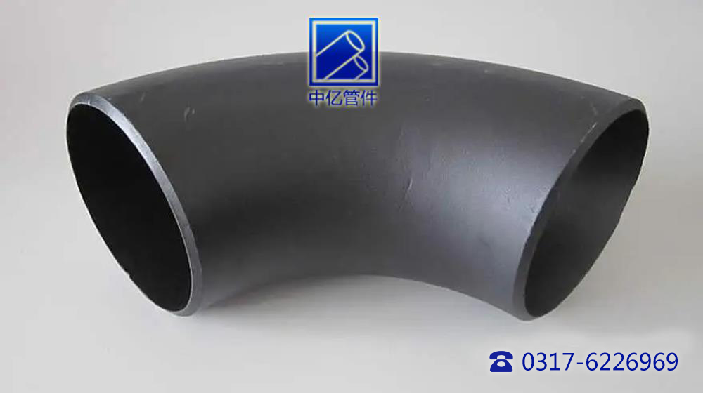 Long radius pipe elbows