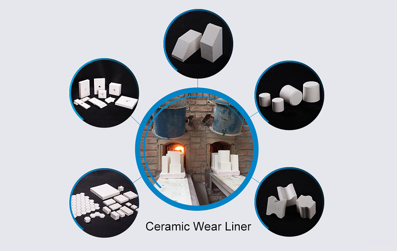 Production details of the wear resistant alumina ceramic tiles