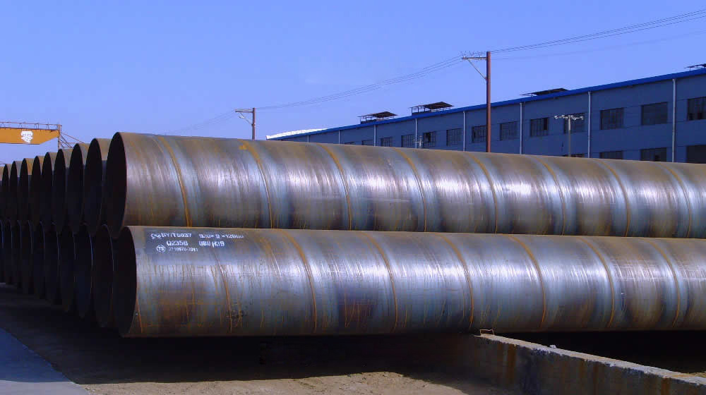 Spiral submerged-arc welding pipes